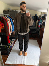 Load image into Gallery viewer, 1990s Armani Faded Brown Oversized Bomber Jacket with Contrast Detailing - Size XXL