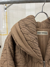 Load image into Gallery viewer, 1990s Issey Miyake Pleated and Puffy Jacket with Wrap Collar - Size M