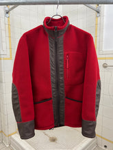 Load image into Gallery viewer, aw2000 Issey Miyake Red Fleece Technical Jacket - Size M