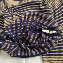 Load image into Gallery viewer, 1990s Armani Wavy Navy Cotton Jumper - Size XL
