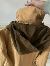 Load image into Gallery viewer, 1980s Emporio Armani Coated Cotton Wide Jacket with Packable hood and 3D front pockets - Size XL