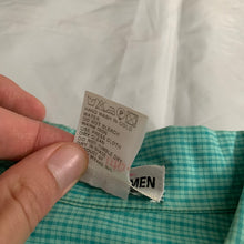Load image into Gallery viewer, 2000s Issey Miyake Bleached Teal Shirt - Size XL