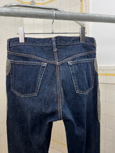 Load image into Gallery viewer, 2001 CDG Homme Homme Leather Reinforced Denim Jeans - Size L