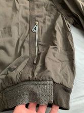 Load image into Gallery viewer, 1990s Armani Faded Brown Oversized Bomber Jacket with Contrast Detailing - Size XXL