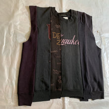 Load image into Gallery viewer, aw2004 Margiela Artisanal Reconstructed Cutoff Crewneck Sweater - Size L