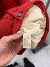 Load image into Gallery viewer, 1990s Armani Quilted Trucker Jacket w/ Leather Collar - Size L