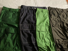 Load image into Gallery viewer, ss2007 Issey Miyake Faded Black Tactical Pants with Contrast Stitching - Size XL