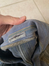 Load image into Gallery viewer, 1980s Issey Miyake Cropped Multi-toned Linen Weave Shirt - Size M