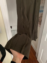 Load image into Gallery viewer, ss2001 Issey Miyake Dark Khaki Front Zipper Trousers - Size S