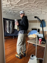 Load image into Gallery viewer, 2000s Armani Military Pants with Front Thigh Cargo Pocket Hem Slit Detailing - Size L