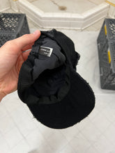 Load image into Gallery viewer, 2003 CDGH+ Raw Layered Paneled Cap Black / Black - Size OS