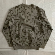 Load image into Gallery viewer, ss1986 Issey Miyake Embossed Dinosaur Graphic Sweater - Size M