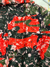 Load image into Gallery viewer, ss2019 Comme des Garcons Homme Plus Red Tulle Embroidered Camouflage Blazer - Size M