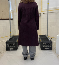 Load image into Gallery viewer, 2000s Mandarina Duck Wrinkled Contemporary Long Coat - Size S