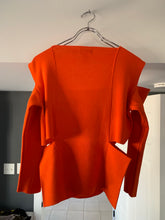 Load image into Gallery viewer, 1990s Issey Miyake Red Square Cutout Sweater - Size M
