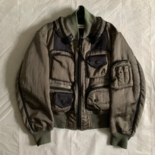 Load image into Gallery viewer, aw1996 Issey Miyake Grey Cargo Bomber Jacket - Size M
