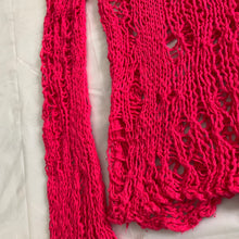 Load image into Gallery viewer, 2002 Junya Watanabe Pink Grunge Spider Web Knit - Size M