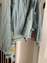 Load image into Gallery viewer, 1990s Armani Faded Olive Hooded Bomber with Modular Kangaroo Pouch - Size L