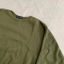 Load image into Gallery viewer, 1990s Issey Miyake Faded Earth Tone Forest Green Crewneck - Size M
