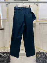 Load image into Gallery viewer, aw2017 Kiko Kostadinov Steel Blue Wrapped Knee Waistbag Trousers - Size M
