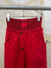 Load image into Gallery viewer, 1980s Marithe Francois Girbaud x Closed Canvas Riding Pants in Red - Size XXS