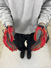 Load image into Gallery viewer, Seeing Red Teal Dyed Carnage Gloves 0.2 - Size OS