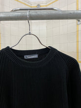 Load image into Gallery viewer, 1980s Issey Miyake Black Rib Knit Sweater - Size L