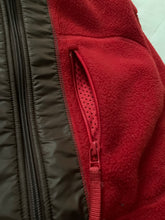 Load image into Gallery viewer, aw2000 Issey Miyake Red Fleece Technical Jacket - Size M