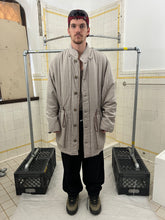 Load image into Gallery viewer, 1980s Marithe Francois Girbaud Long Padded Silk Coat with Waist Drawstrings - Size L