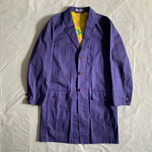 Load image into Gallery viewer, ss2000 Issey Miyake x Takashi Murakami Reversible Yellow Long Work Coat - Size M