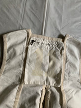 Load image into Gallery viewer, 1990s Armani White with Beige Trim Racer Vest - Size L