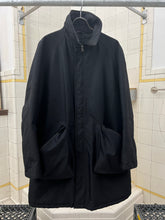 Load image into Gallery viewer, Late 1990s Mandarina Duck Egg Cell Padded High Neck Trench - Size M