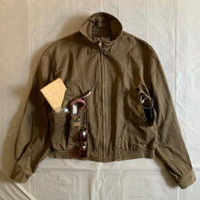 Load image into Gallery viewer, 1980s Katharine Hamnett High Neck Beige Cargo Blouson - Size L
