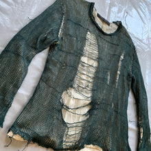 Load image into Gallery viewer, ss1997 CDGH+ Destroyed Mesh Layered Shirt - Size M