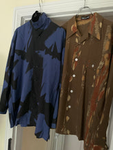 Load image into Gallery viewer, aw1991 Issey Miyake Brush Graphic High Neck Shirt - Size L