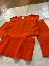 Load image into Gallery viewer, 1990s Issey Miyake Red Square Cutout Sweater - Size M