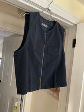 Load image into Gallery viewer, 1990s Armani Overdyed Navy Cotton Vest - Size M