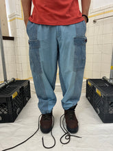 Load image into Gallery viewer, 1980s Marithe Francois Girbaud Adjustable Blue Cargo Pants - Size OS