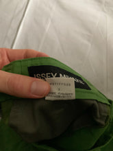 Load image into Gallery viewer, ss2007 Issey Miyake Slime Green Coated Nylon Tactical Pants - Size L
