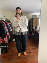 Load image into Gallery viewer, ss1996 Yohji Yamamoto Flower and Boys White Work Jacket - Size XL