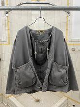 Load image into Gallery viewer, 1980s Marithe Francois Girbaud x Closed Twill Jacket with Cinching Buttons and Neck Drawstring - Size M