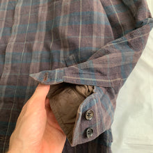 Load image into Gallery viewer, 1980s CDGH Earth Tone Plaid Work Blouson - Size L