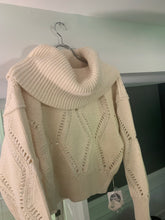 Load image into Gallery viewer, 1980s Issey Miyake Wide Oversized Turtleneck Mix Gauged Knitted Sweater - Size M
