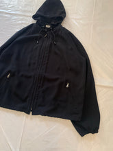 Load image into Gallery viewer, 1990s Armani Loose Polyester Jacket with Hood - Size L