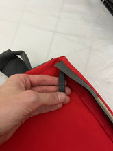 Load image into Gallery viewer, Late 1990s Mandarina Duck Oversize Red 'Basis' Duffle Bag - Size OS