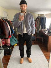 Load image into Gallery viewer, 1990s Armani Iridescent Oversized Bomber Jacket - Size OS