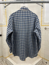 Load image into Gallery viewer, 1980s Armani Plaid Shirt with Partially Hidden Button Placket - Size M