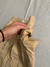 Load image into Gallery viewer, 2000s Armani Beige Gimmick Cargo Pocket Work Pants - Size S