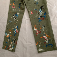 Load image into Gallery viewer, 2011 CDGH Green Paint Splattered Work Pants - Size XL
