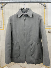 Load image into Gallery viewer, Late 1990s Mandarina Duck Light Grey Egg Cell Tailored Blouson - Size S